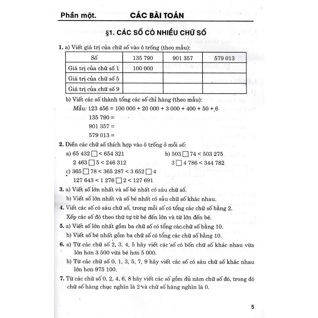 Sách - Bài Tập Về Số Tự Nhiên Lớp 4 - Dùng Chung Cho Các Bộ SGK Hiện Hành - Hồng Ân