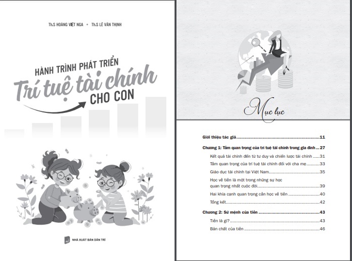 Sách HÀNH TRÌNH PHÁT TRIỂN TRÍ TUỆ TÀI CHÍNH CHO CON