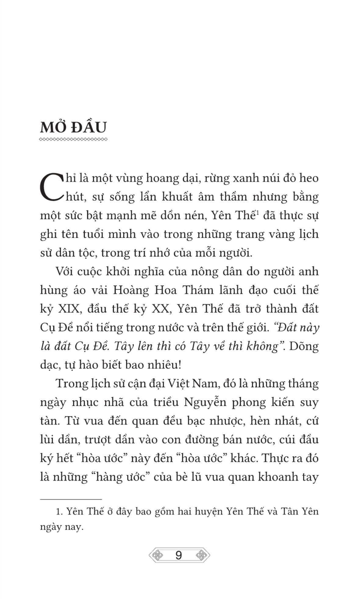 Một vùng Yên Thế (bản in 2024)