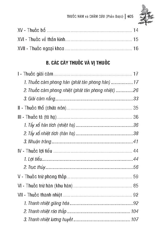 Thuốc Nam Và Châm Cứu - Phần Dược