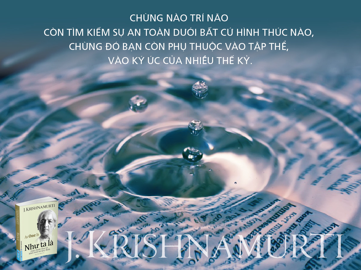 Sách Như Ta Là - J.Krishnamurti