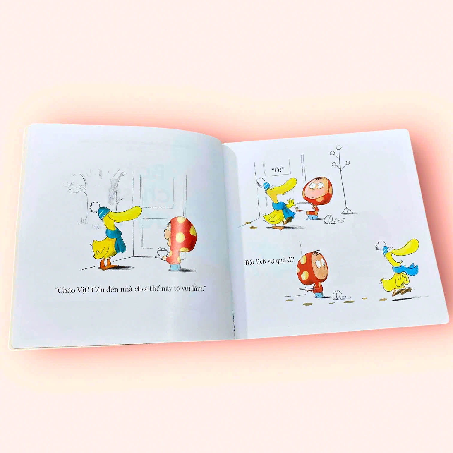 Sách cho bé - Vịt Và Chấm - Bộ 3 cuốn - Sách Tranh Rèn Luyện Nhân Cách Và Thói Quen - Dành cho trẻ từ 3 tuổi