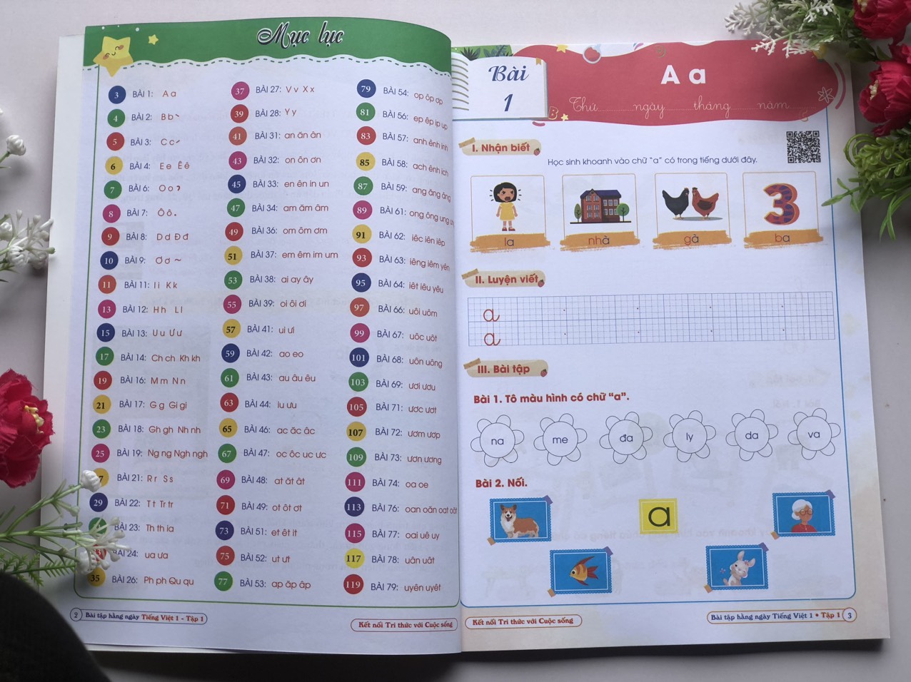 Sách - Combo Bài Tập Hằng Ngày - Toán và Tiếng Việt Lớp 1 - Kết Nối Tri Thức Với Cuộc Sống - Tập 1, 2 (2 cuốn) ,