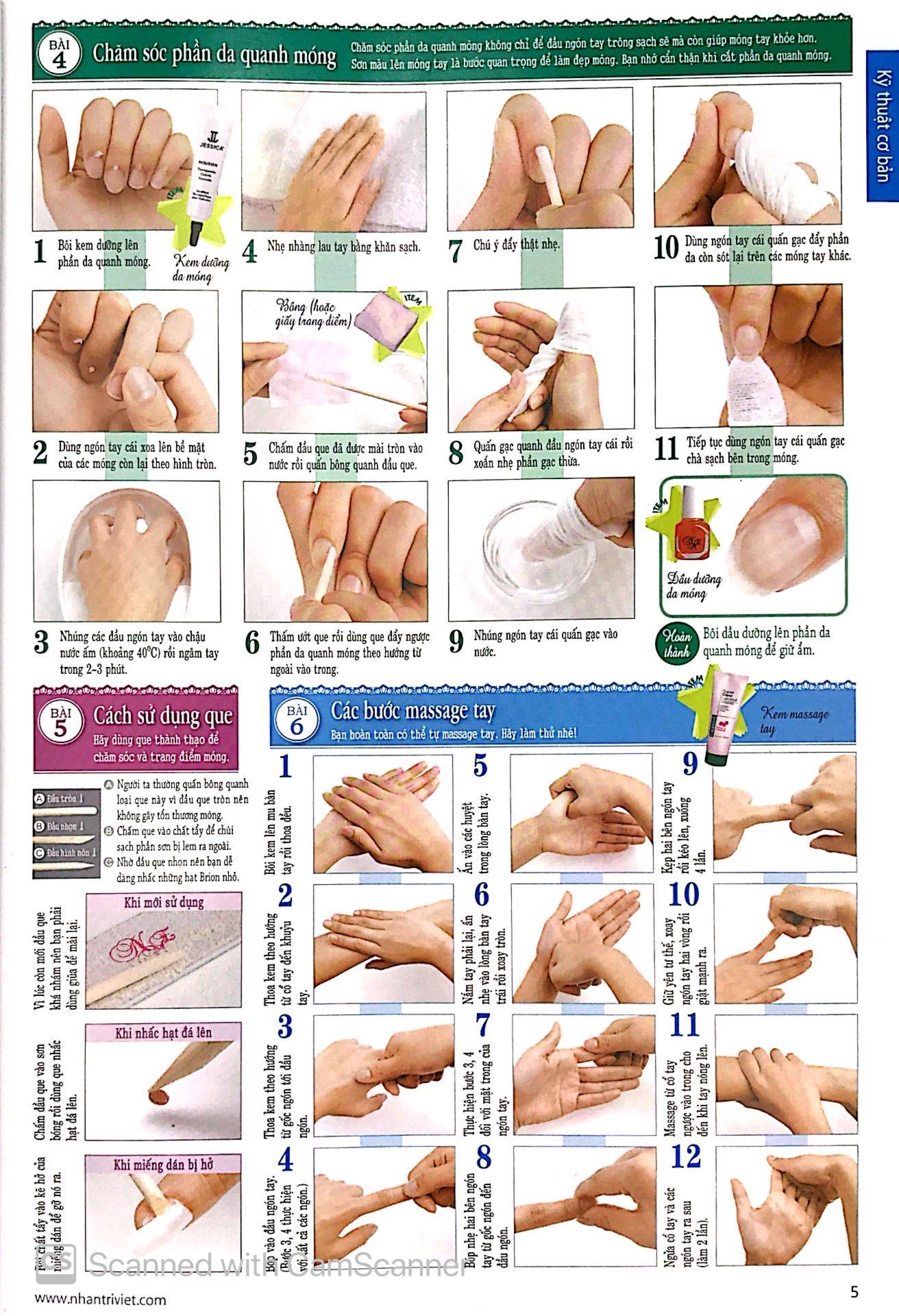 Bộ Sưu Tập Các Mẫu Trang Điểm Móng (Tập 2)