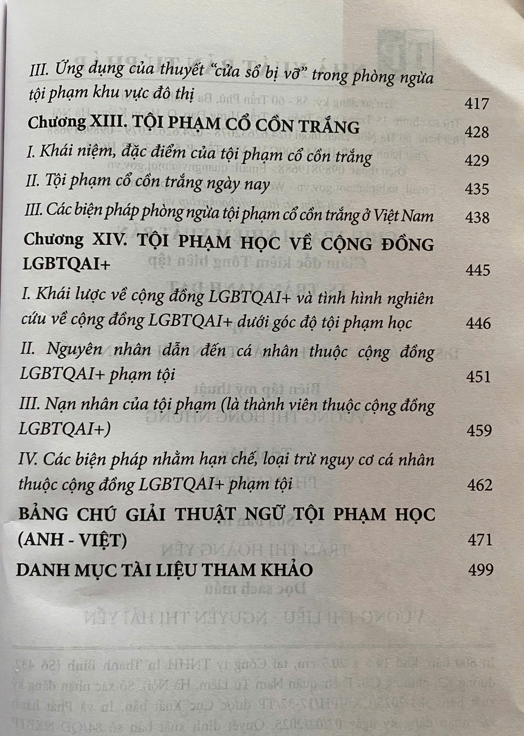 Tội Phạm Học Đương Đại