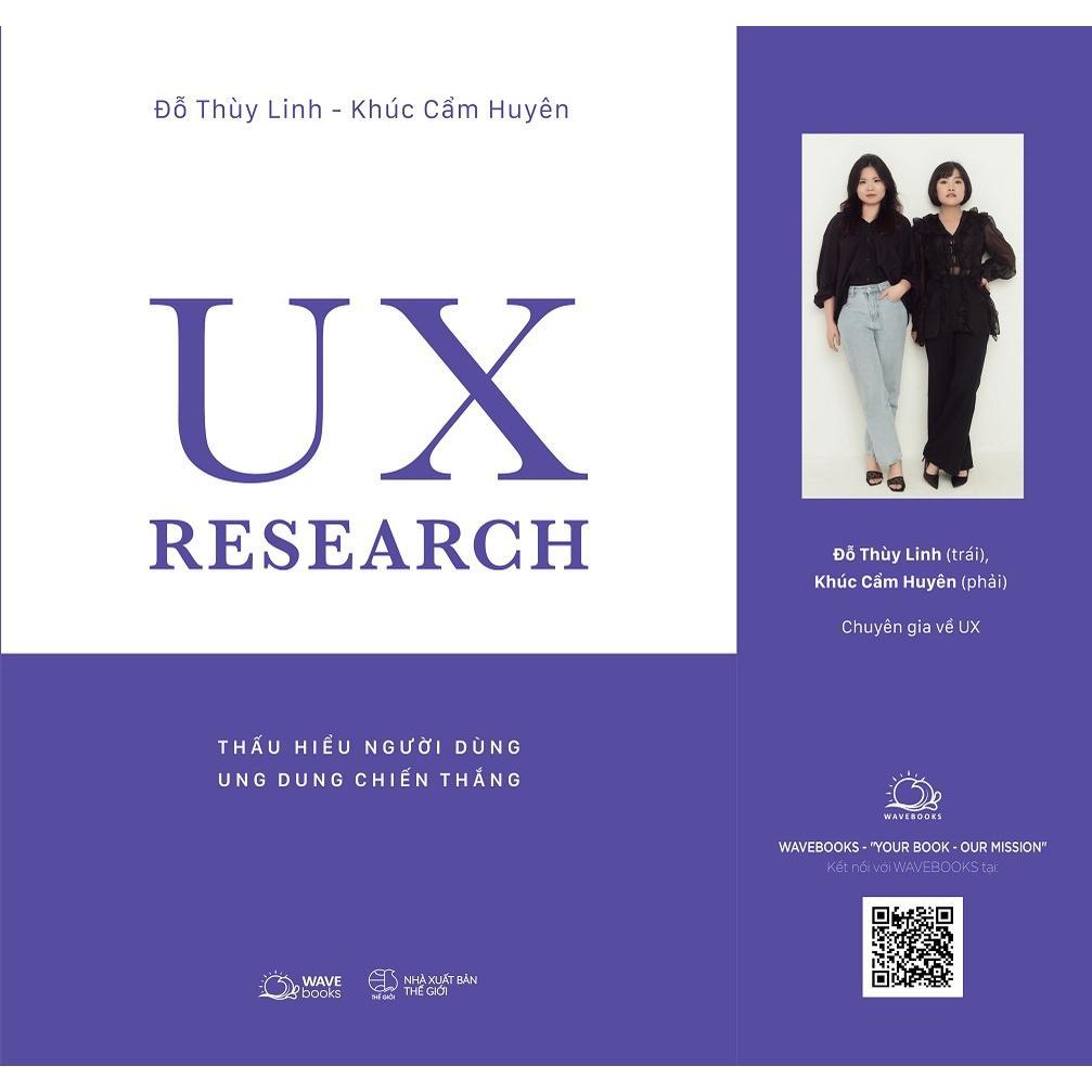 Sách UX RESEARCH Thấu Hiểu Người Dùng, Ung Dung Chiến Thắng - Bản Quyền