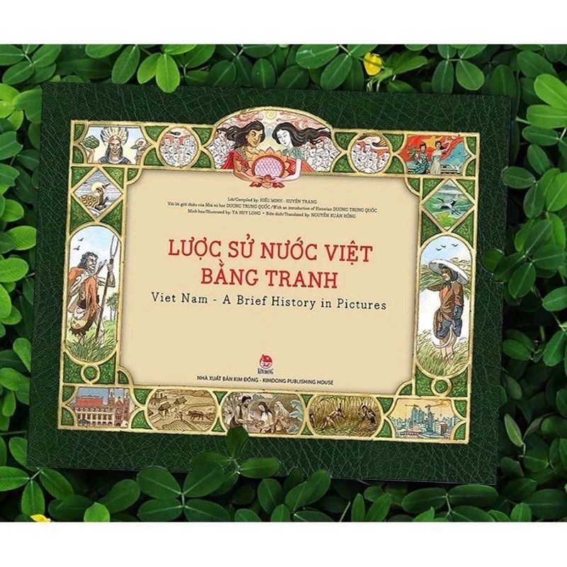 Sách - Lược Sử Nước Việt Bằng Tranh: Viet Nam - A Brief History In Pictures (Tái Bản 2019) - Bìa cứng - KĐ