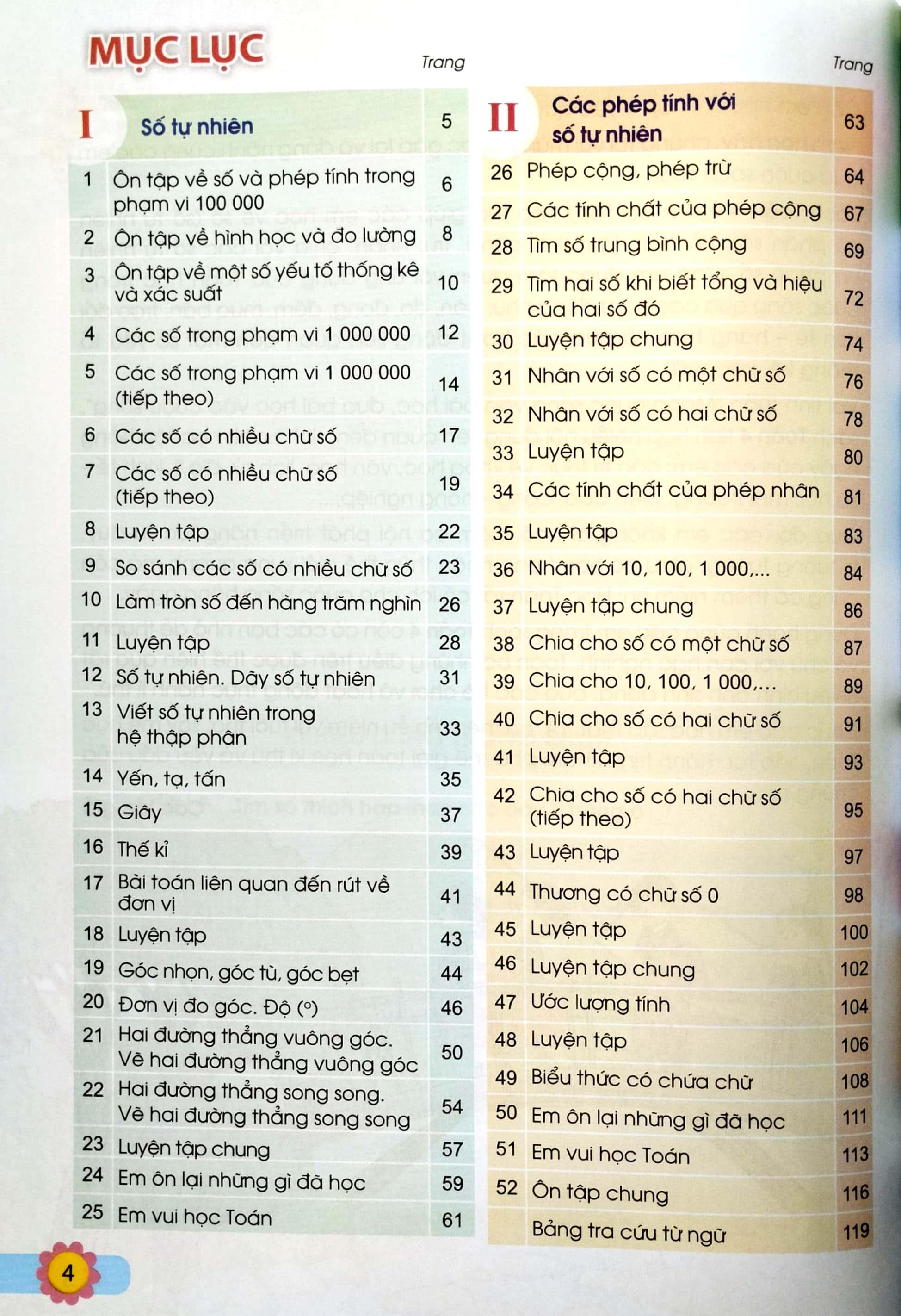 Toán 4 - Tập 1 (Cánh Diều) (Chuẩn)