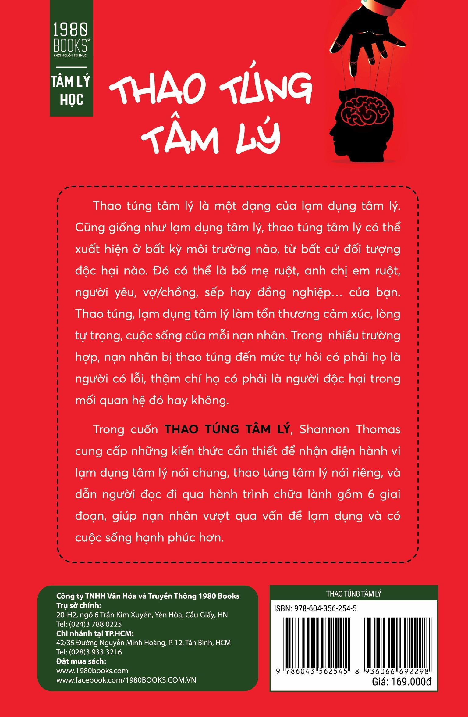 Thao Túng Tâm Lý - Nhận Diện, Thức Tỉnh Và Chữa Lành Những Tổn Thương Tiềm Ẩn