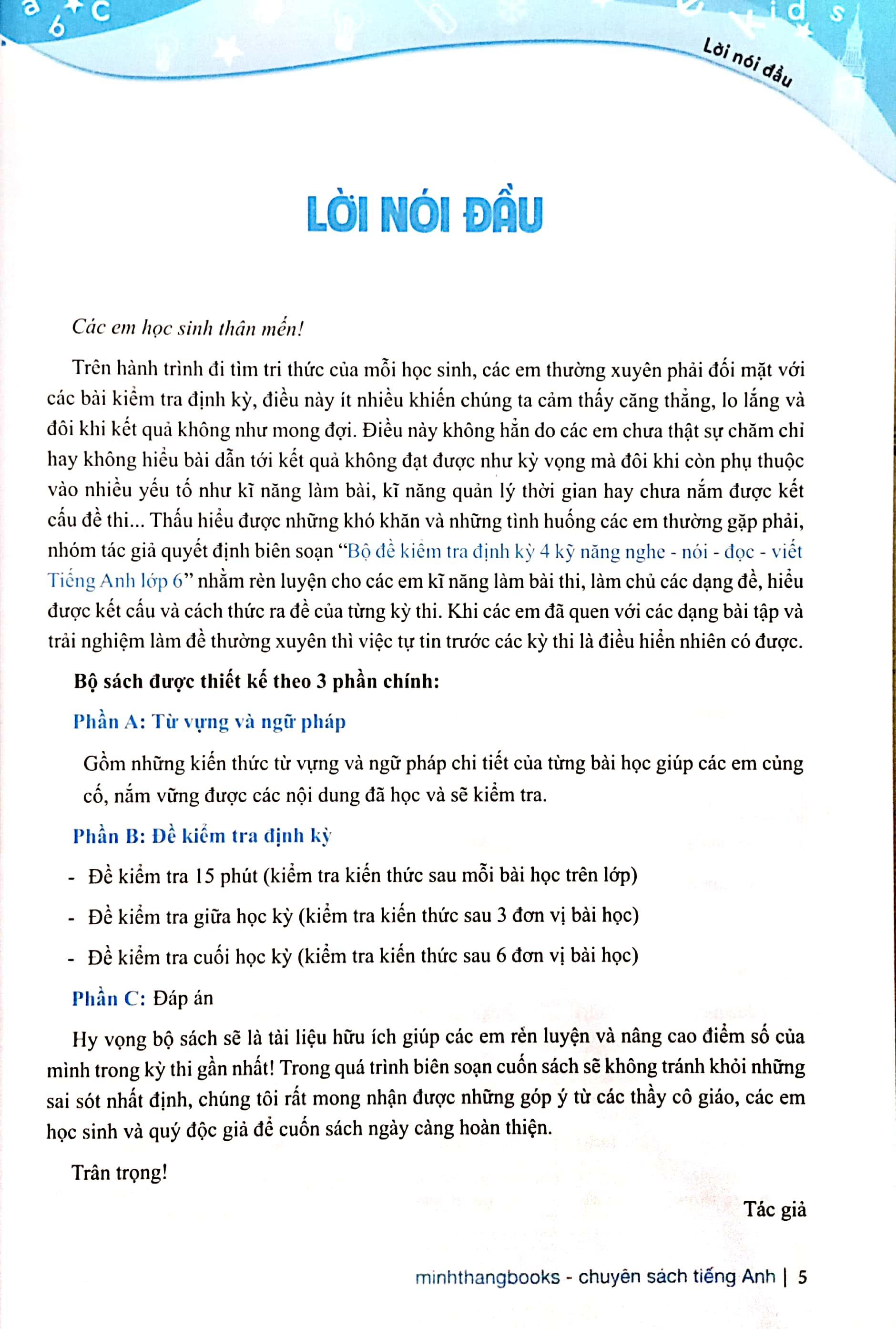 Global Success - Bộ Đề Kiểm Tra Định Kỳ 4 Kỹ Năng Tiếng Anh Lớp 6 - Tập 2 (Có Đáp Án)