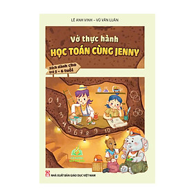 Sách - Vở thực hành học Toán cùng Jenny dành cho trẻ 5-6 tuổi