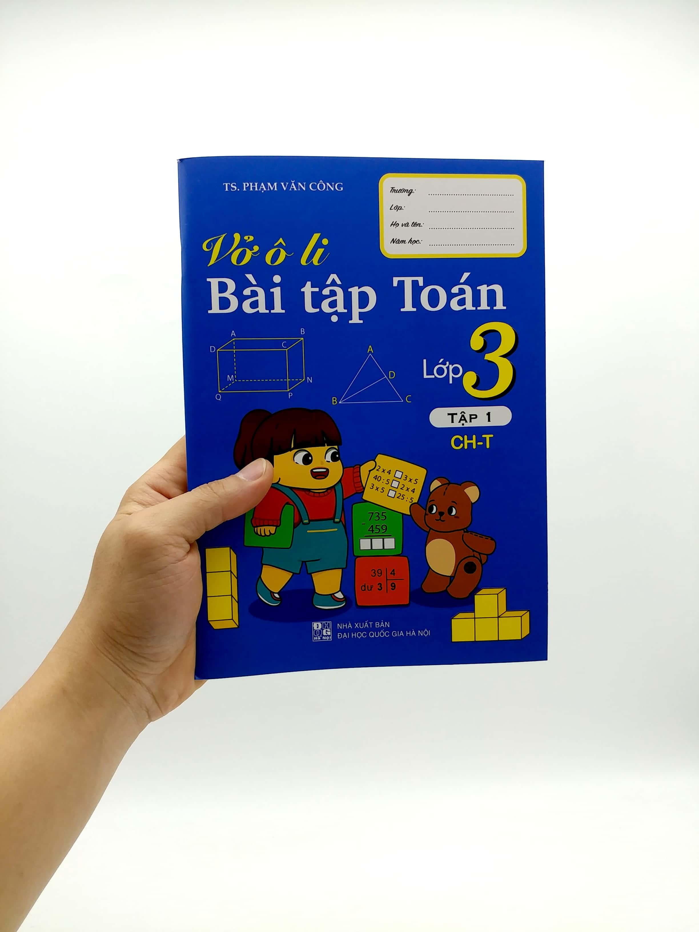 Vở Ô Li Bài Tập Toán Lớp 3 - Tập 1
