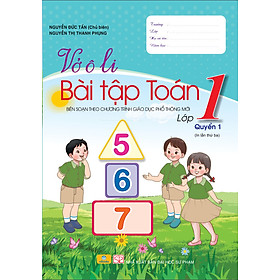 Sách - Vở Ô Li Bài Tập Toán Lớp 1 - Biên soạn theo chương trình GDPT mới - ndbooks