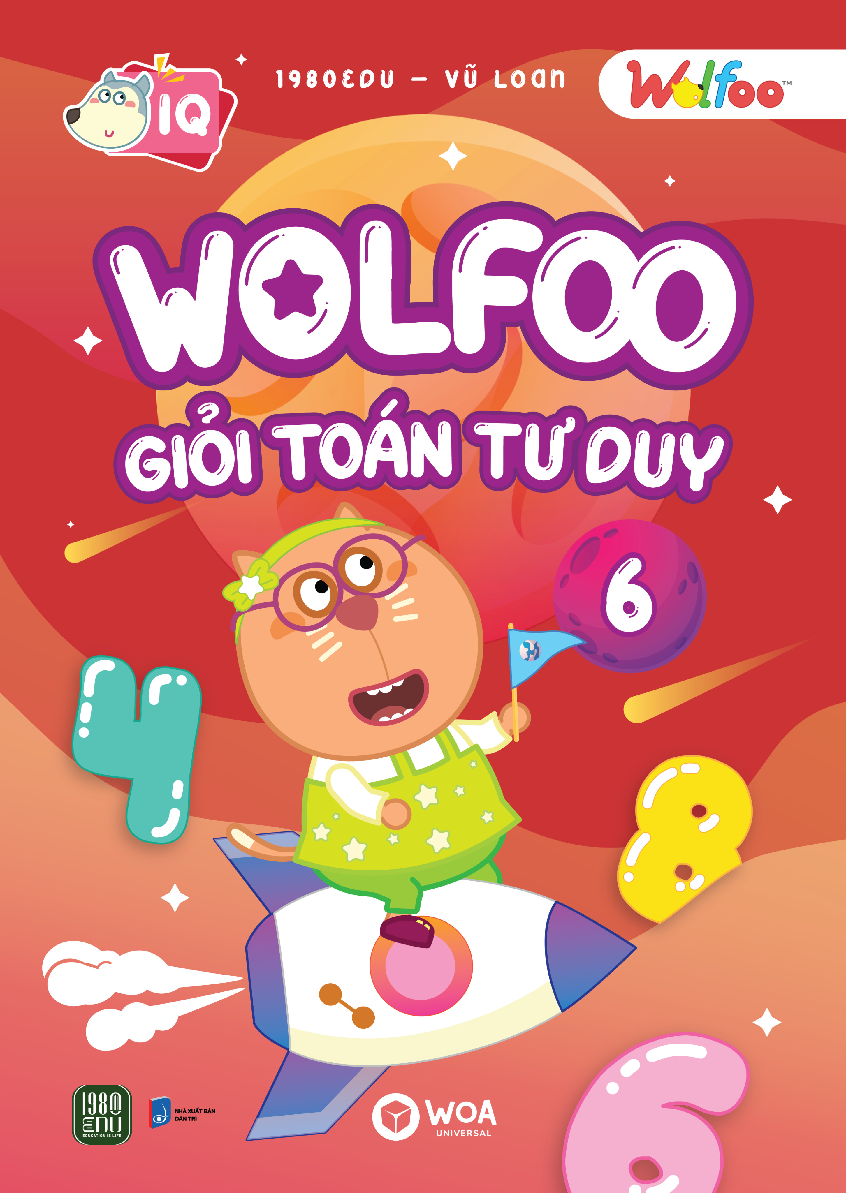 Combo 6 cuốn : Wolfoo Giỏi Toán Tư Duy
