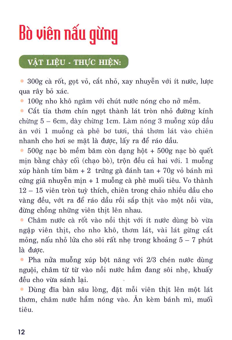 Nấu Ăn Ngon - Các Món Nấu