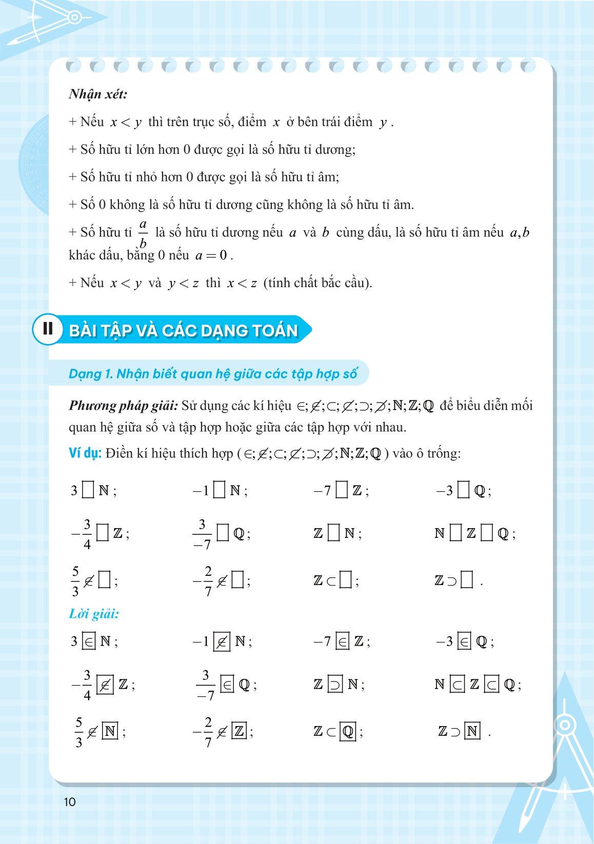 Sổ Tay Kiến Thức - Phương Pháp - Dạng Bài Toán Đại Số Và Hình Học 7