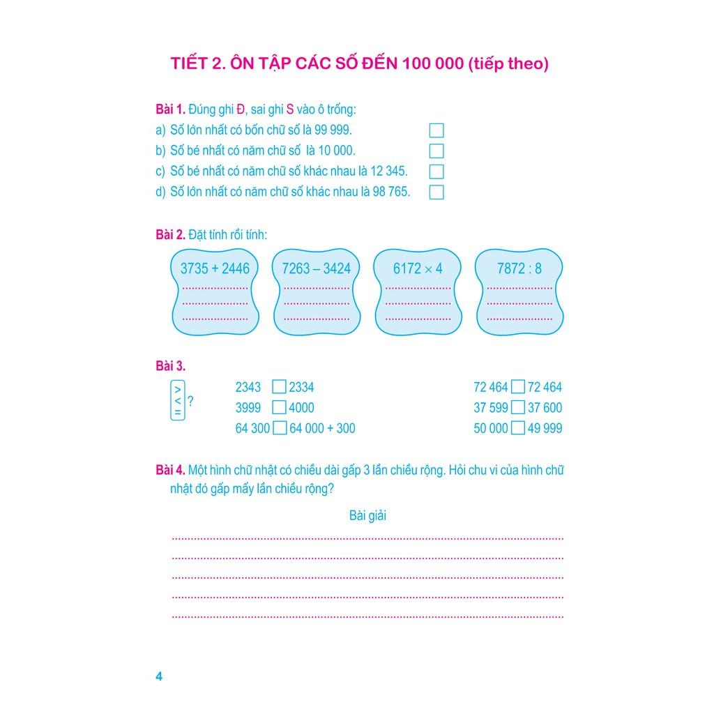 Vở Bài Tập Toán Nâng Cao Lớp 4 Quyển 1 - Bản Quyền
