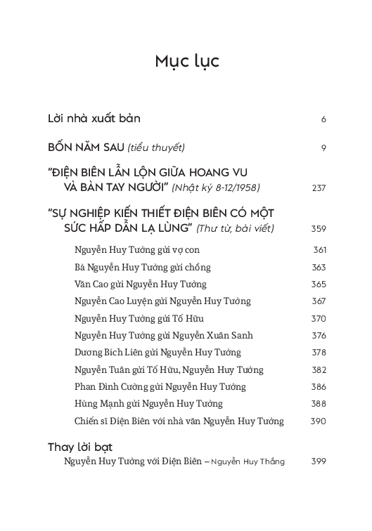Bốn Năm Sau Và Những Trang Viết Về Điện Biên