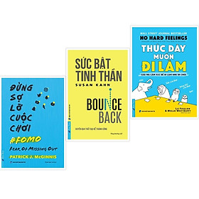 Combo Đừng sợ lỡ cuộc chơi + Sức bật tinh thần + Thức dậy muốn đi làm - Bản Quyền