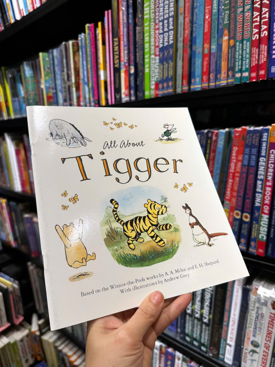 Sách - All About Tigger by A.A.Milne - Sách ngoại văn, sách thiếu nhi tiếng Anh, bìa mềm, nhập khẩu UK