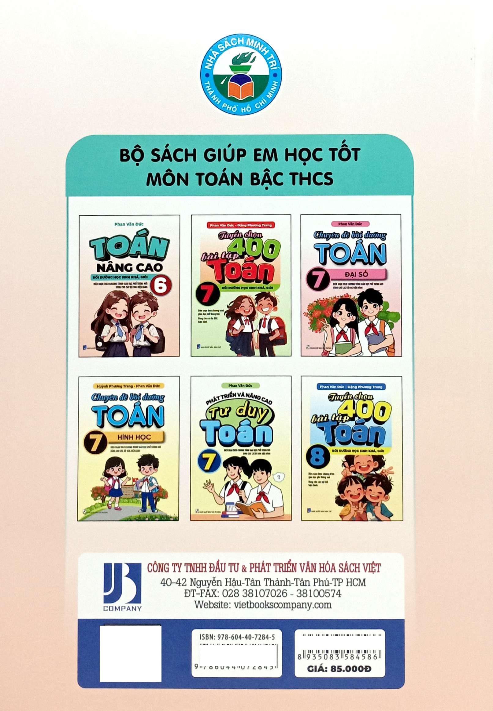 Sách - Toán Nâng Cao Bồi Dưỡng Học Sinh Khá, Giỏi 6