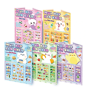 Combo Sách Mua Hay Bán Khéo: Trò Chơi Sticker Hạnh Phúc (5 Cuốn) - Hơn 500 Sticker