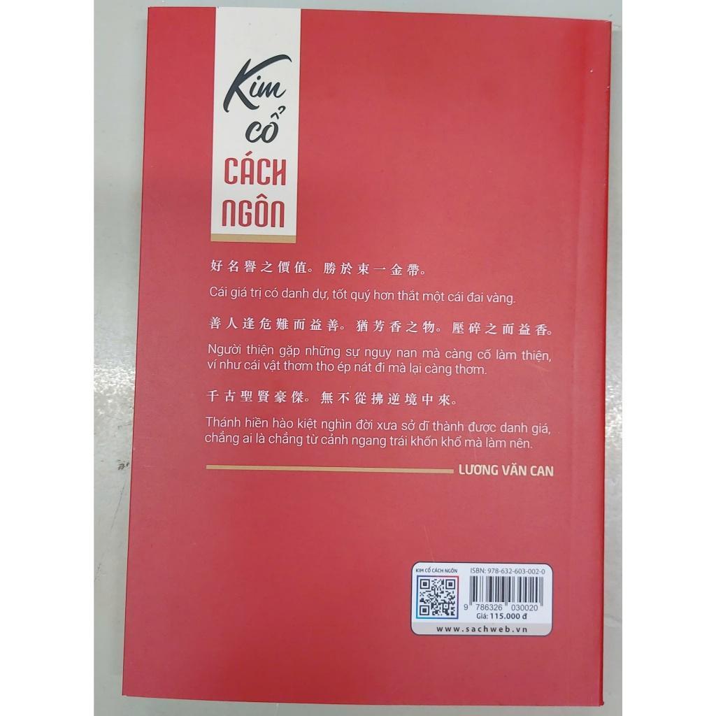 Sách - Kim Cổ Cách Ngôn - Ôn Như Lương Văn Can - NXB Tổng Hợp