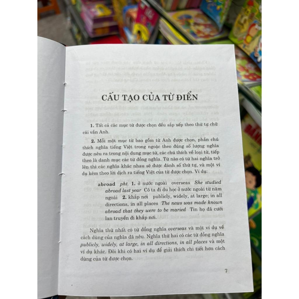 Sách - Từ Điển Đồng Nghĩa Và Trái Nghĩa Anh - Việt - Bìa Cứng - Hồng Ân