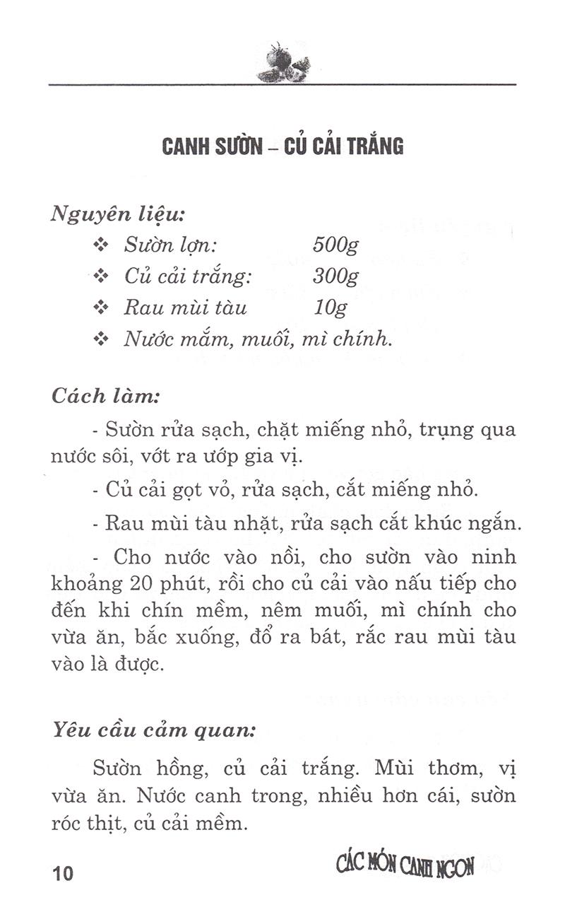 Các Món Canh Ngon (Tái Bản)