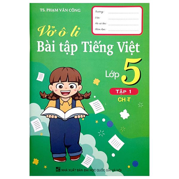 Sách - Vở Ô Li Bài Tập Tiếng Việt Lớp 5 - Tập 1 (Chân Trời)