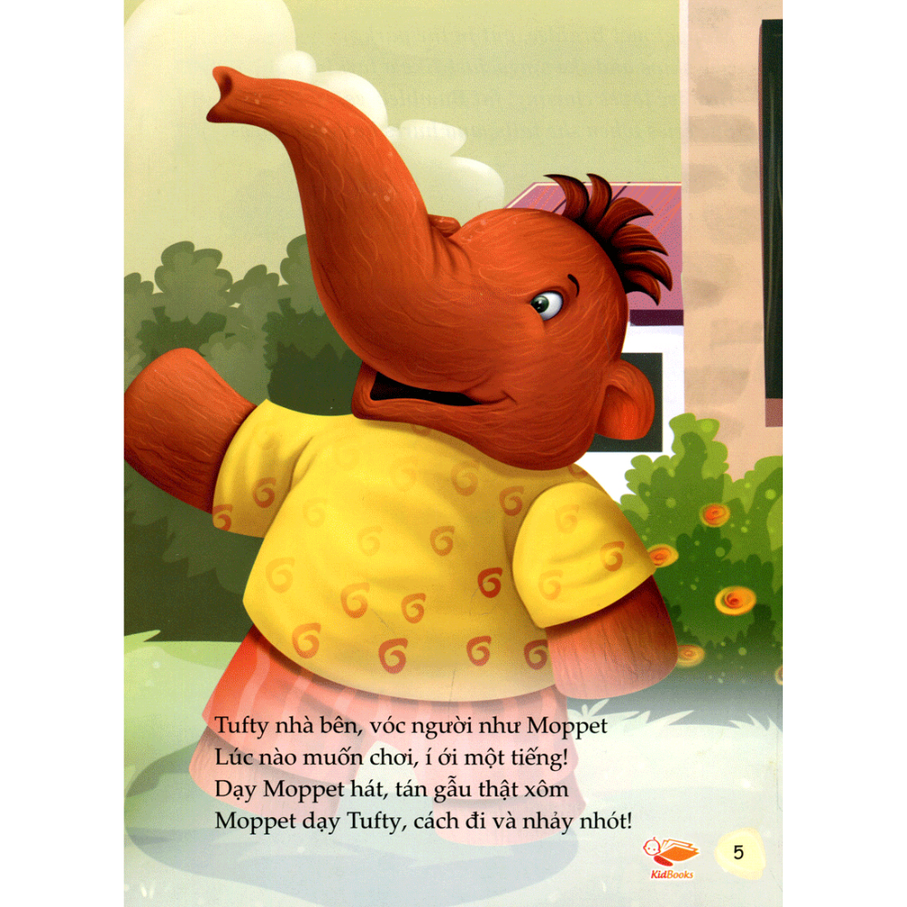 Bộ Sách Chú Voi Moppet Vui Vẻ - Voi Ma-mut Moppet Và Các Bạn