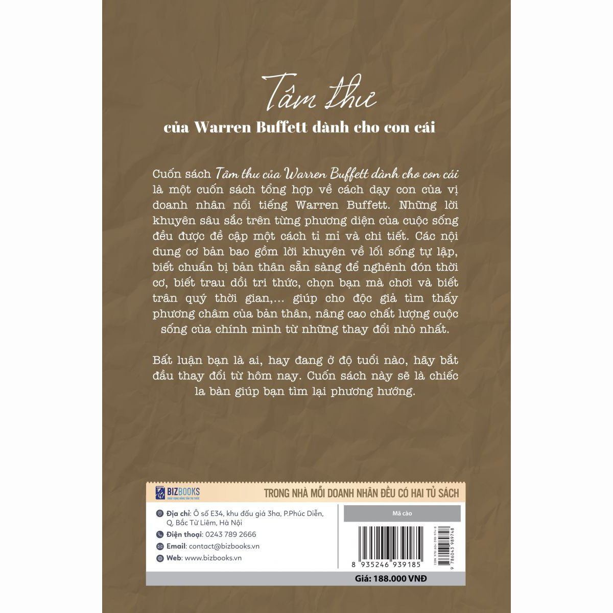Tâm thư của Warren Buffett dành cho con cái