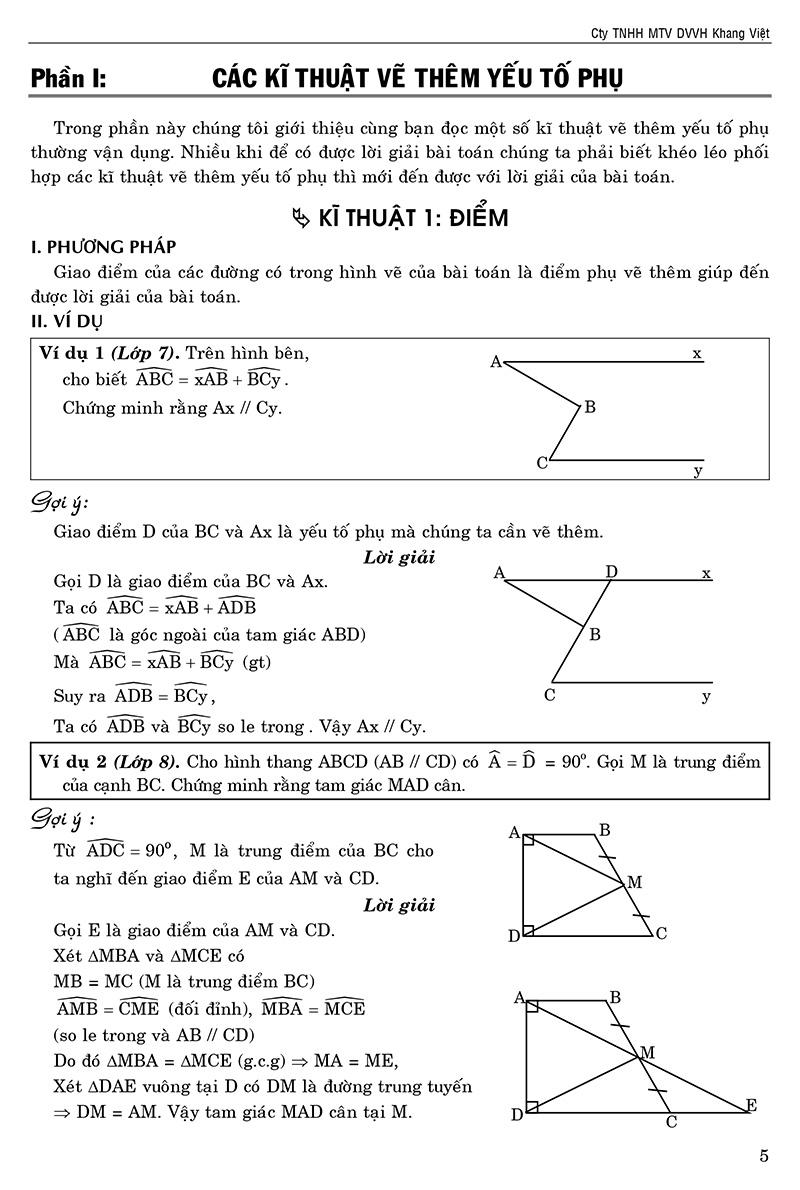 Cẩm Nang Vẽ Thêm Hình Phụ Trong Giải Toán Hình Học Phẳng (Bìa Cứng)