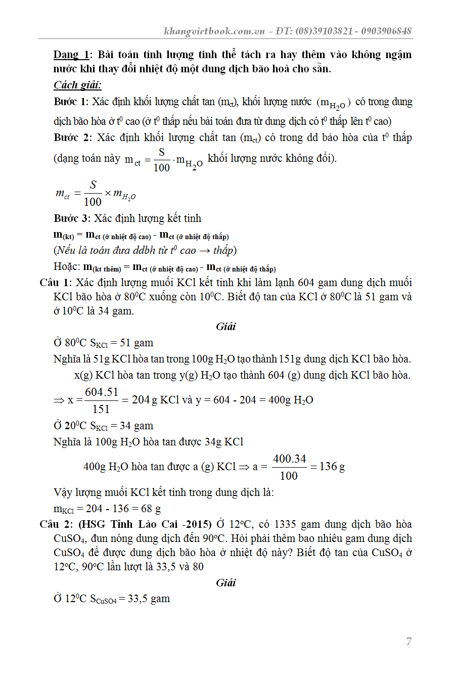 Chiến Thắng Kì Thi 9 Vào 10 Hóa Học - KV