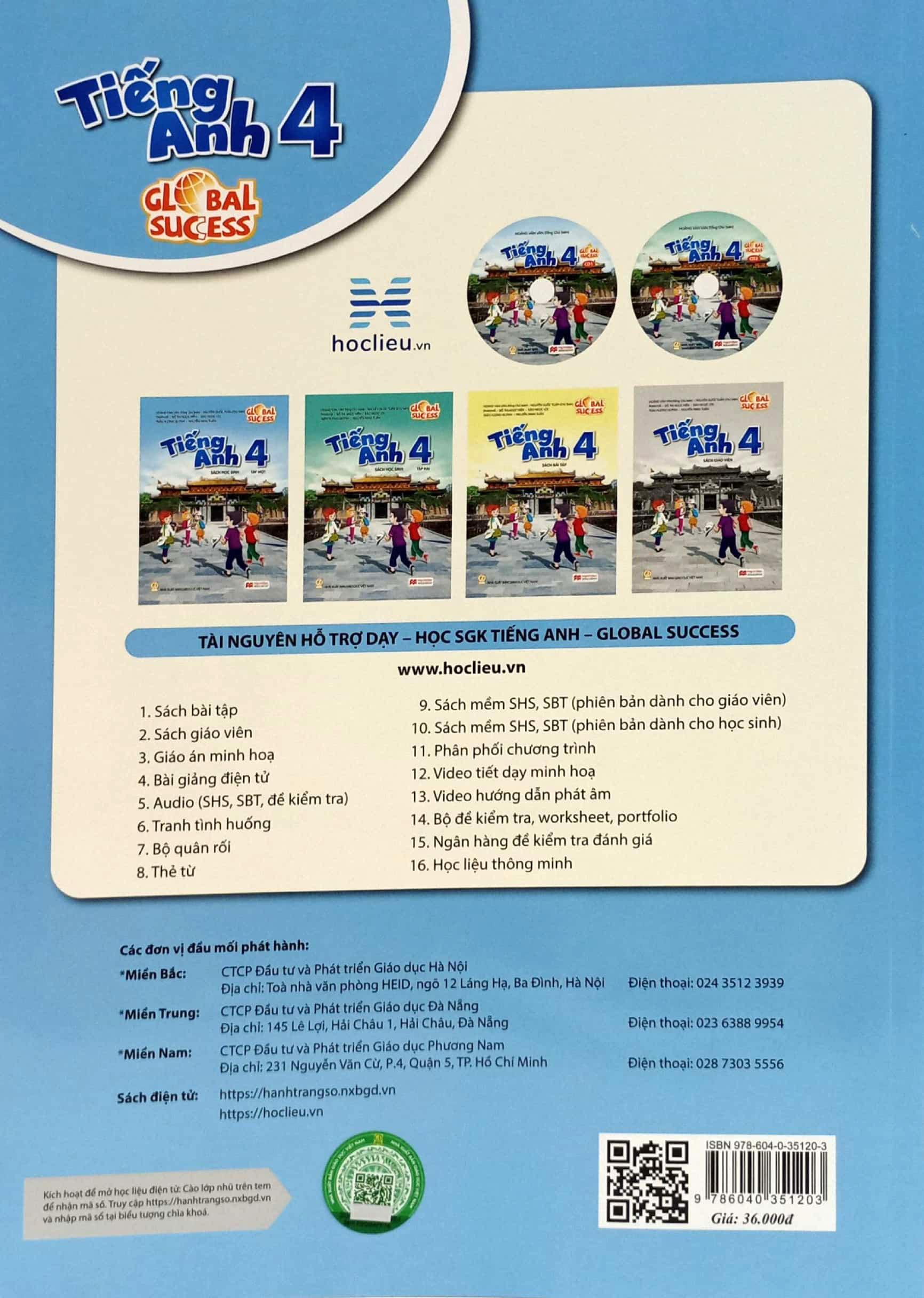 Global Success - Tiếng Anh 4 Tập 1 - Sách Học Sinh (2023)