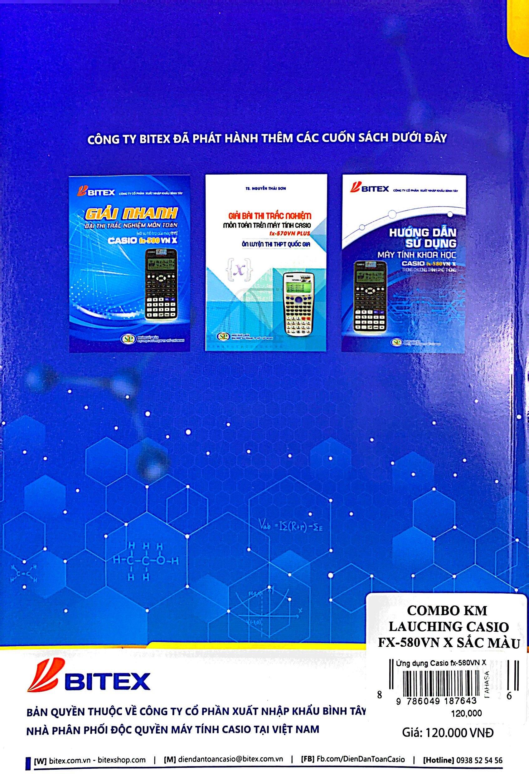 Ứng Dụng Casio Fx - 580Vn X Đối Với Các Môn THPT Lý - Hóa - Sinh