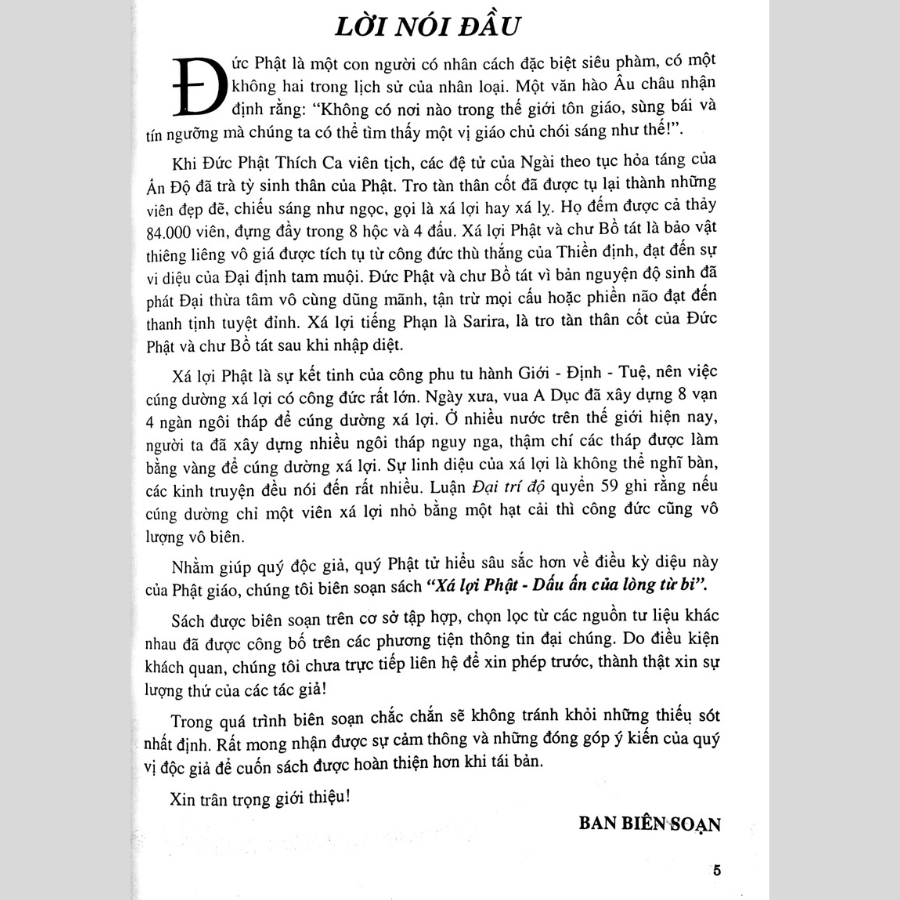 Xá Lợi Phật - Dấu Ấn Của Lòng Từ Bi