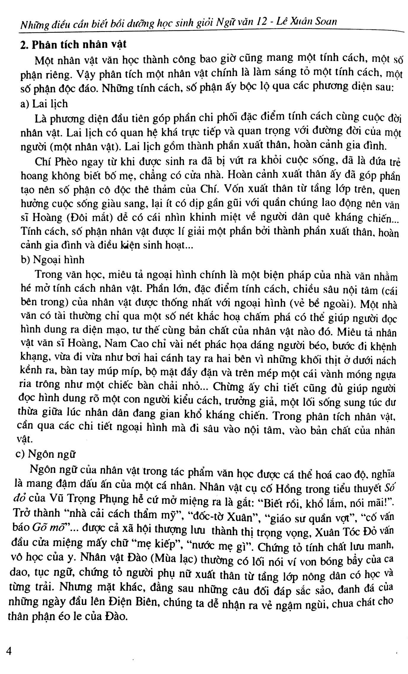 Những Điều Cần Biết Bồi Dưỡng Học Sinh Giỏi Ngữ Văn Lớp 12