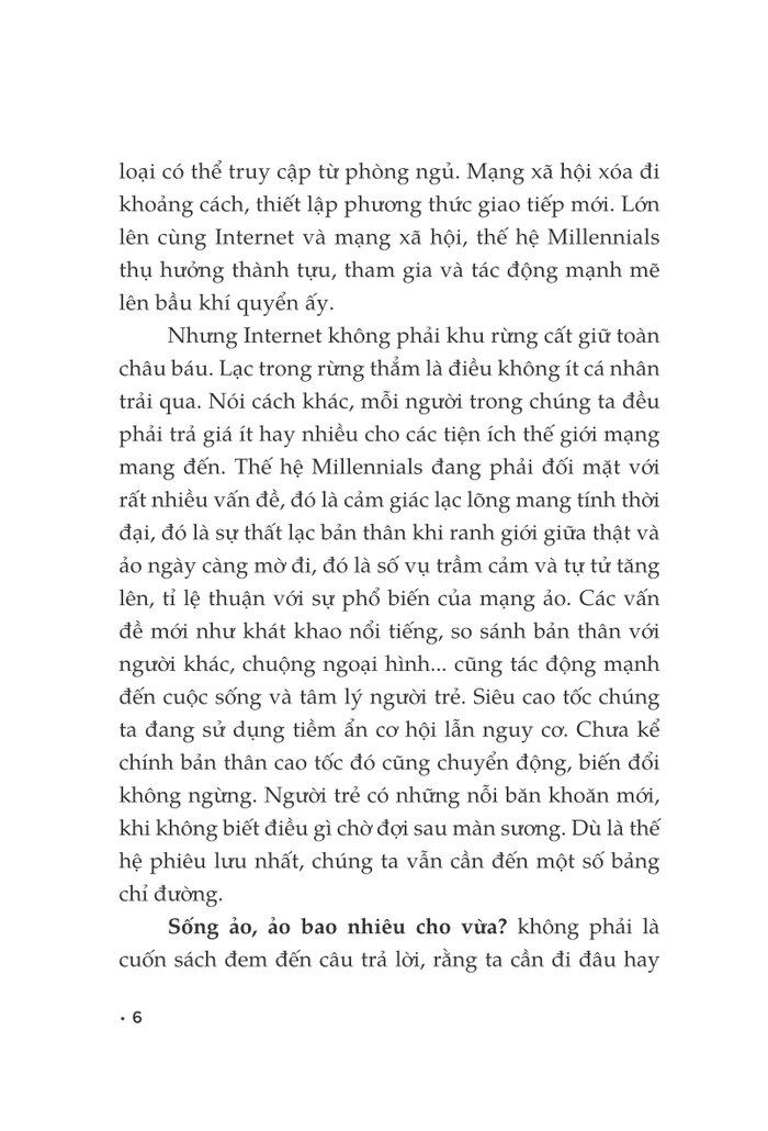 Sống Ảo, Ảo Bao Nhiêu Cho Vừa