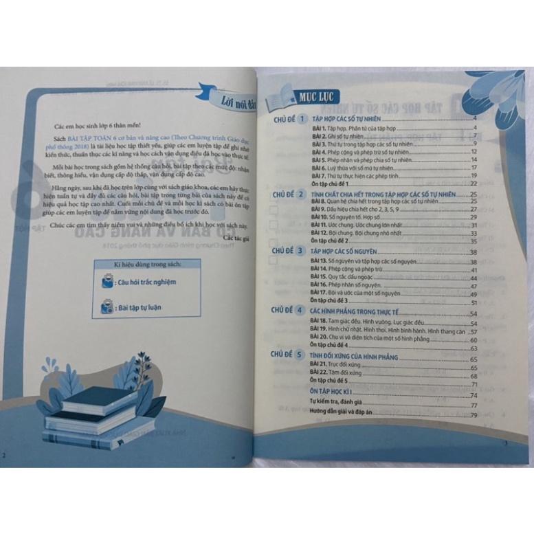 Sách - Bài tập Toán 6 cơ bản và nâng cao tập một