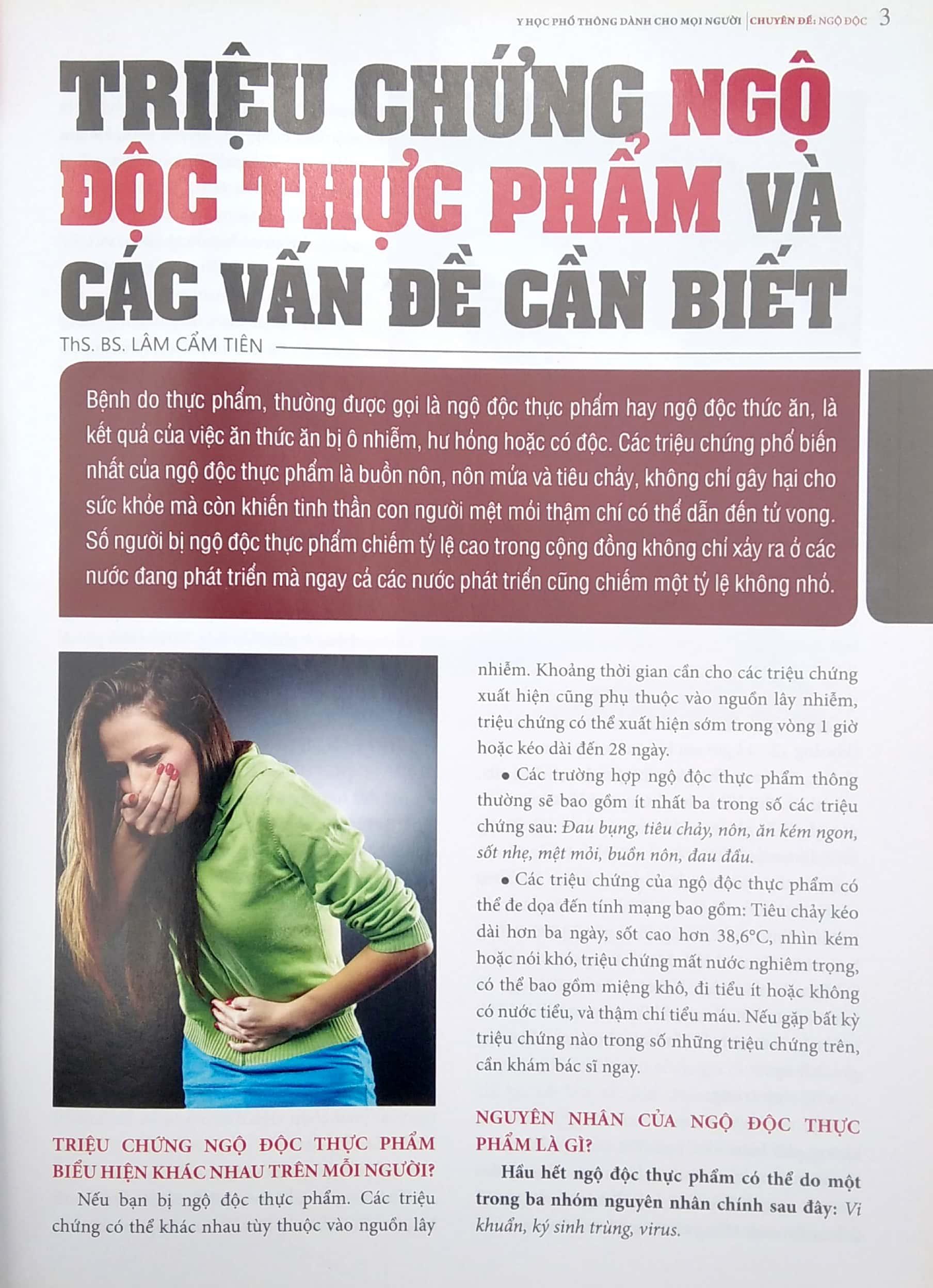 Y Học Phổ Thông Dành Cho Mọi Người - Chuyên Đề: Ngộ Độc