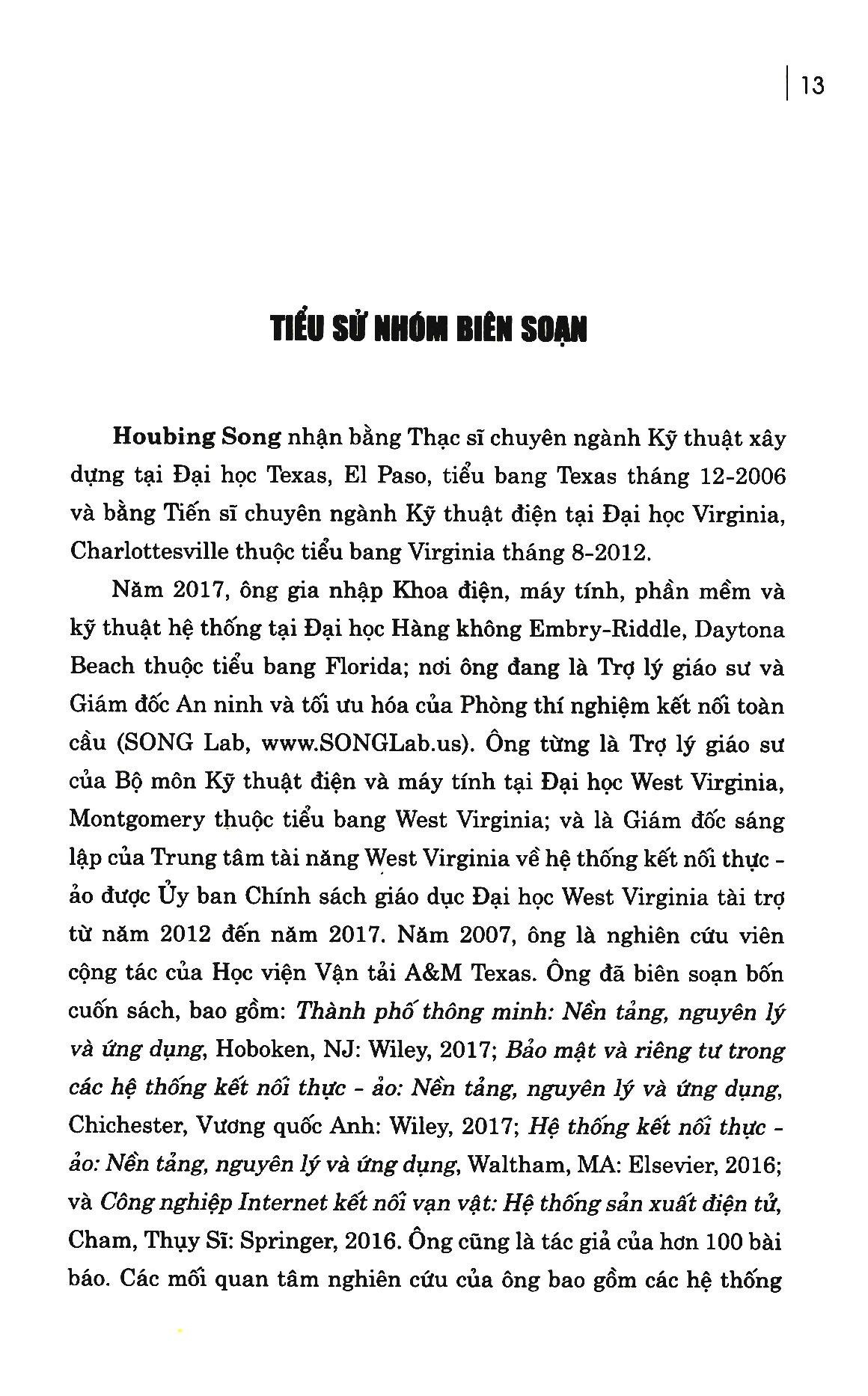 Thành Phố Thông Minh - Nền Tảng, Nguyên Lý Và Ứng Dụng