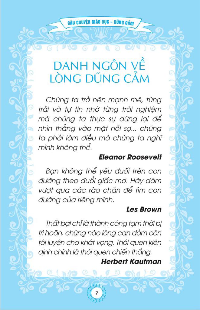 Câu Chuyện Giáo Dục - Dũng Cảm