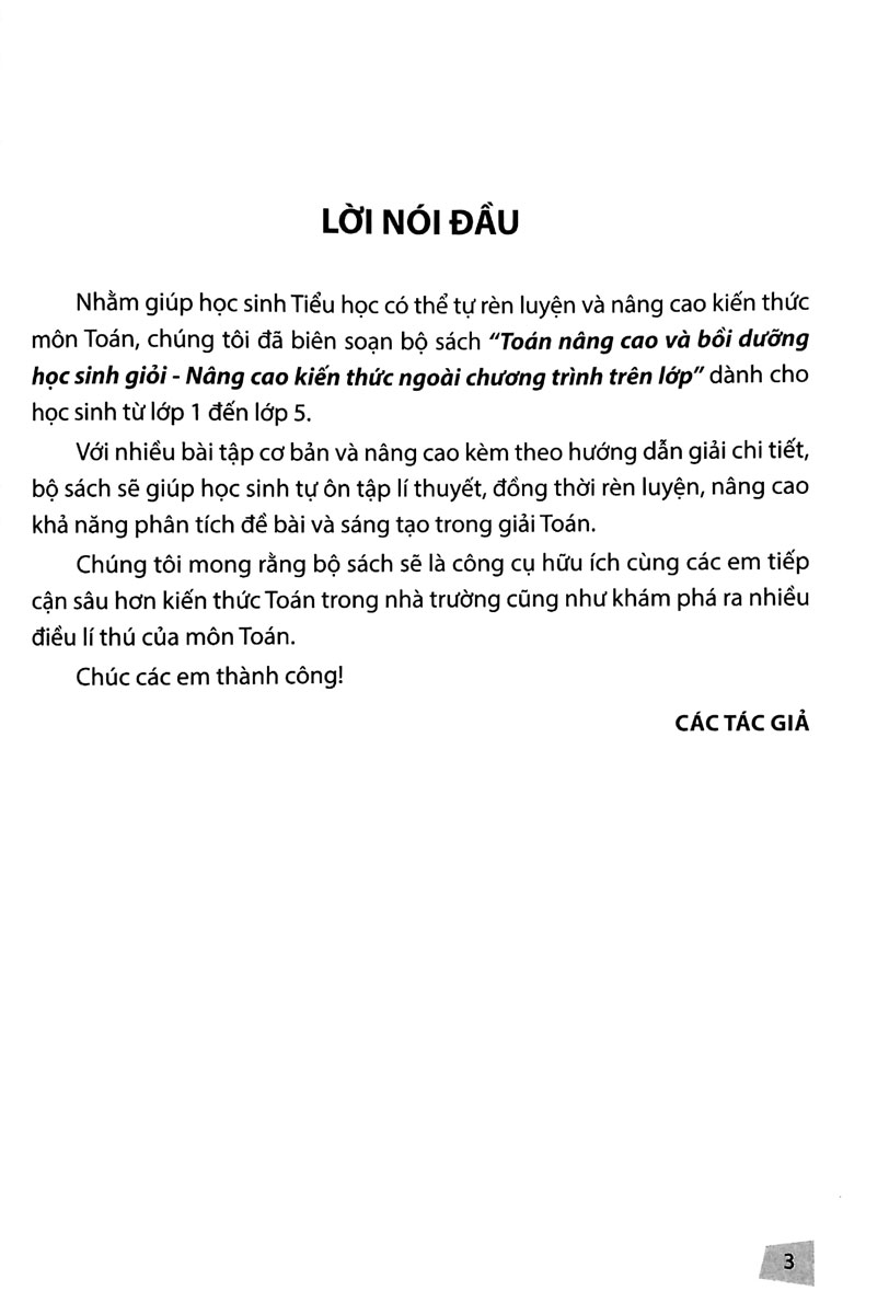 Toán Nâng Cao Và Bồi Dưỡng Học Sinh Giỏi Lớp 2 (Nâng Cao Kiến Thức Ngoài Chương Trình Lên Lớp)_ML