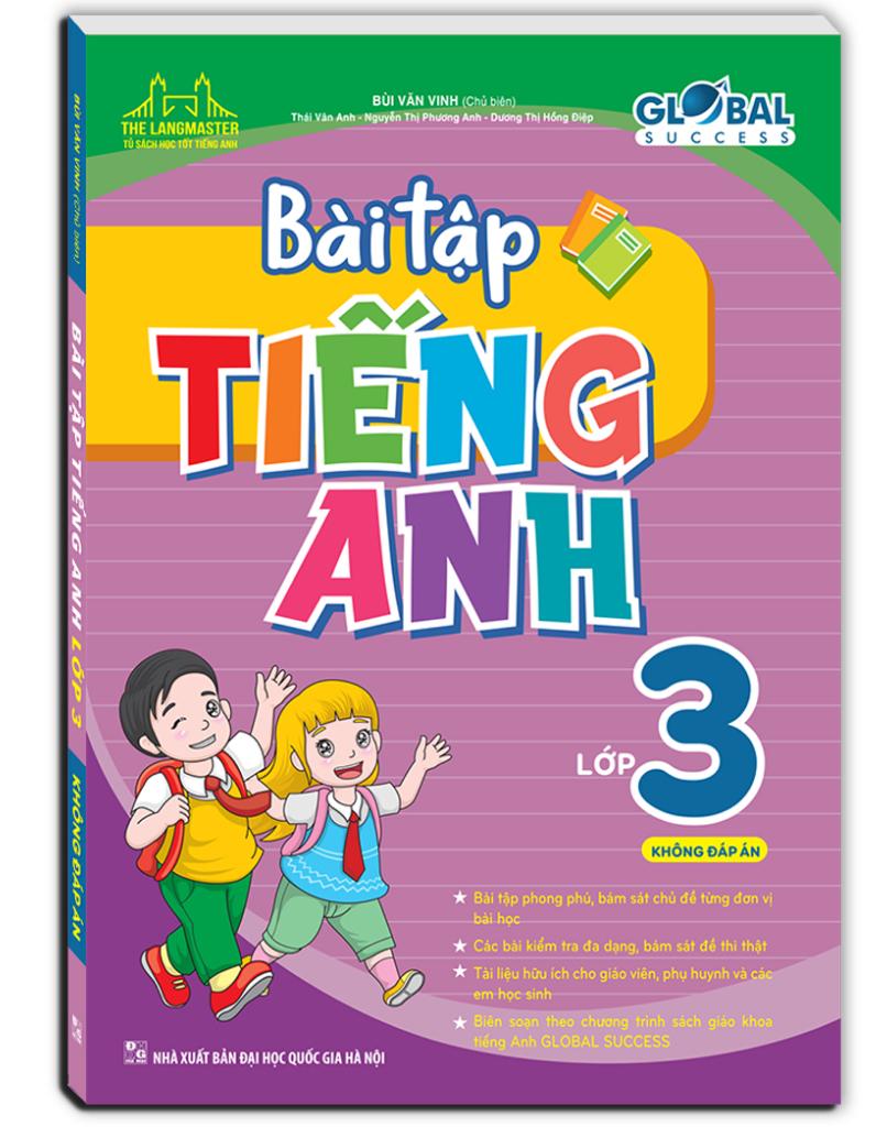 Global Success - Bài Tập Tiếng Anh Lớp 3 (Không Đáp Án)