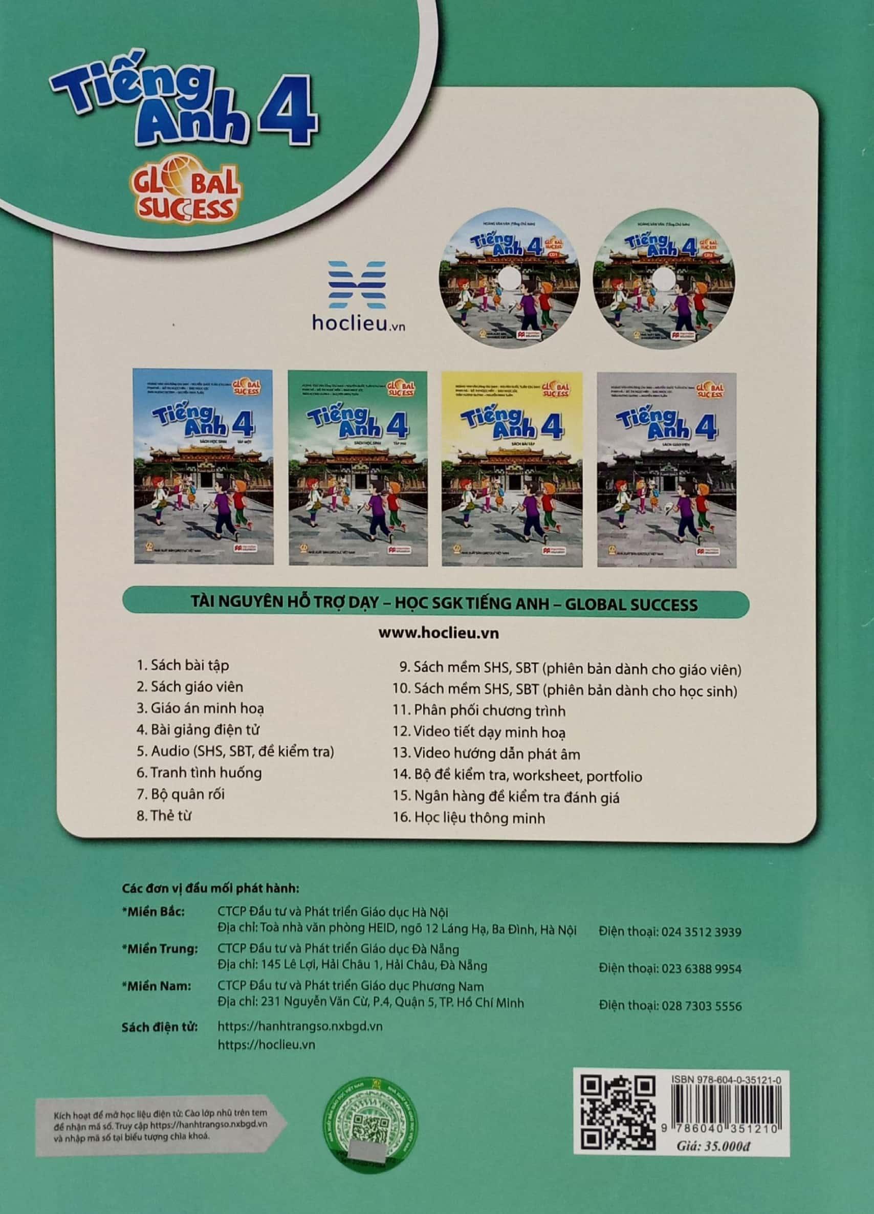 Global Success - Tiếng Anh 4 Tập 2 - Sách Học Sinh (2023)