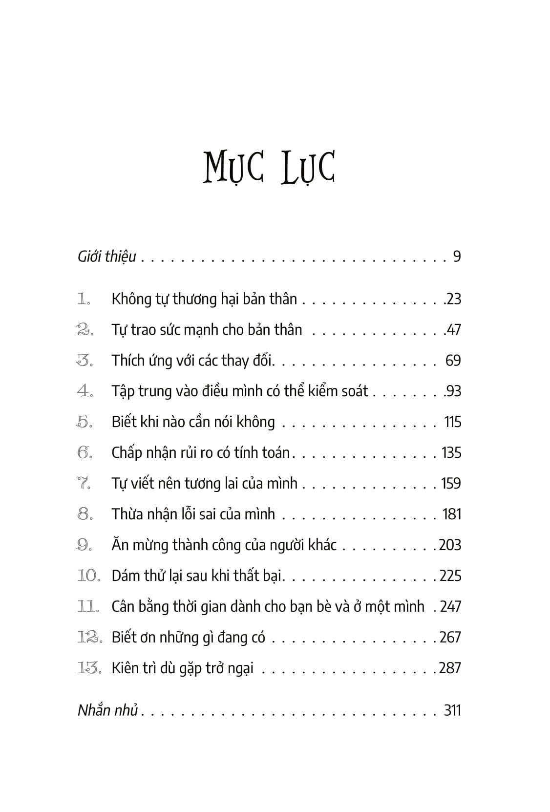 13 Điều Cho Con Vững Vàng