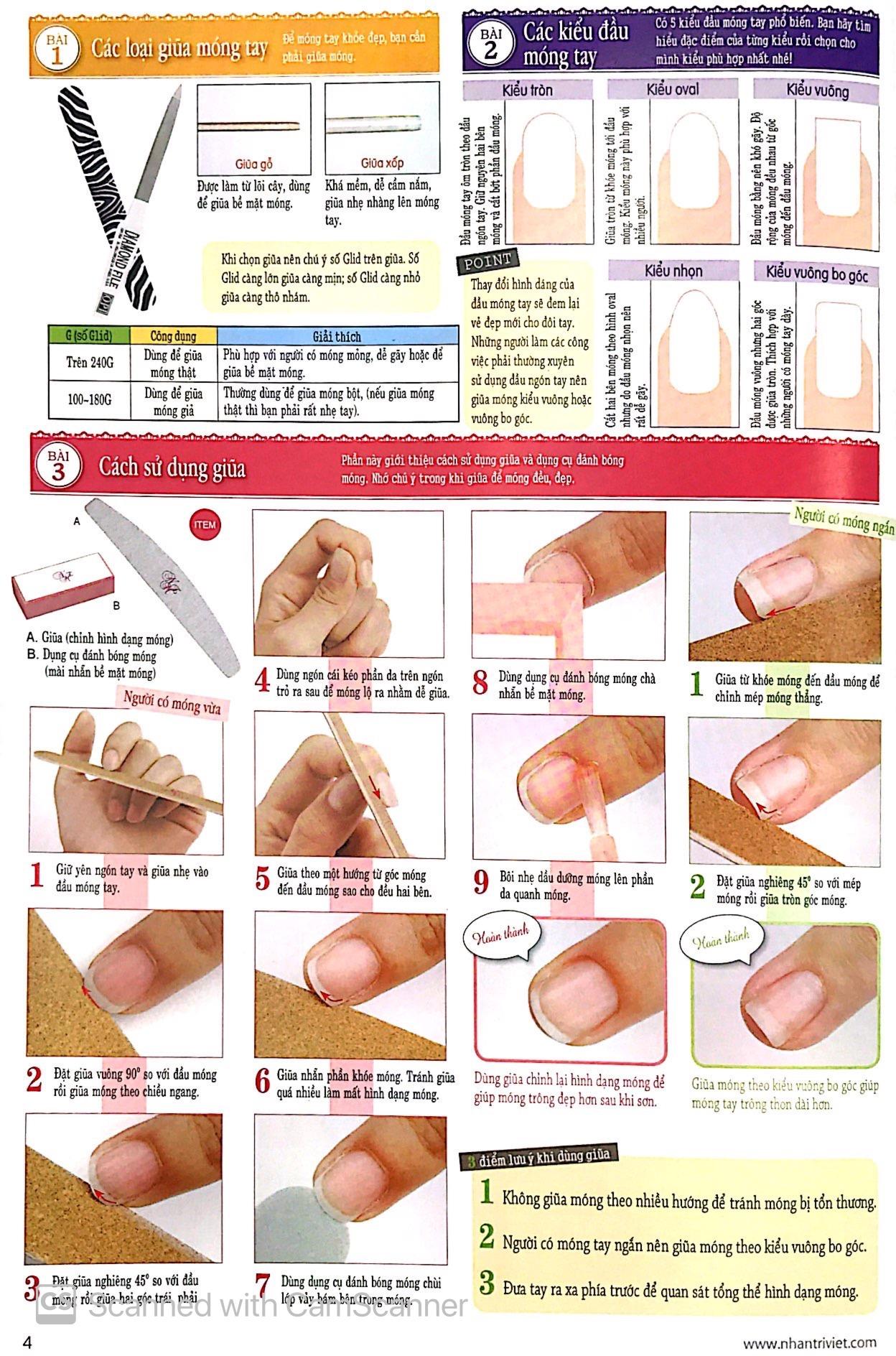 Bộ Sưu Tập Các Mẫu Trang Điểm Móng (Tập 2)