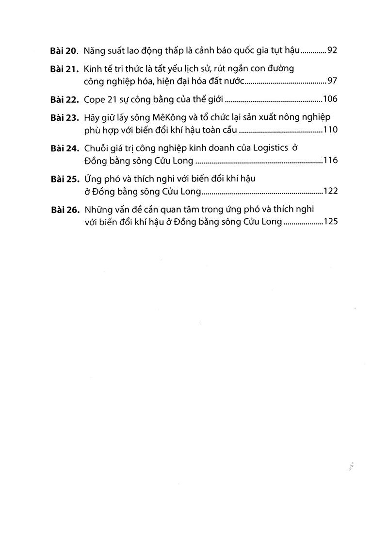 Sông Mê Kông Hay Sông Cửu Long Với Biến Đổi Khí Hậu Toàn Cầu