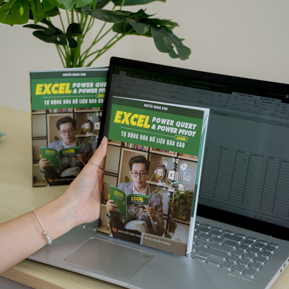 Combo 4 Sách Excel - Google Sheet - 150 TT - Power Query ĐÀO TẠO TIN HỌC Ứng Dụng Văn Phòng Kèm Video Khóa Học